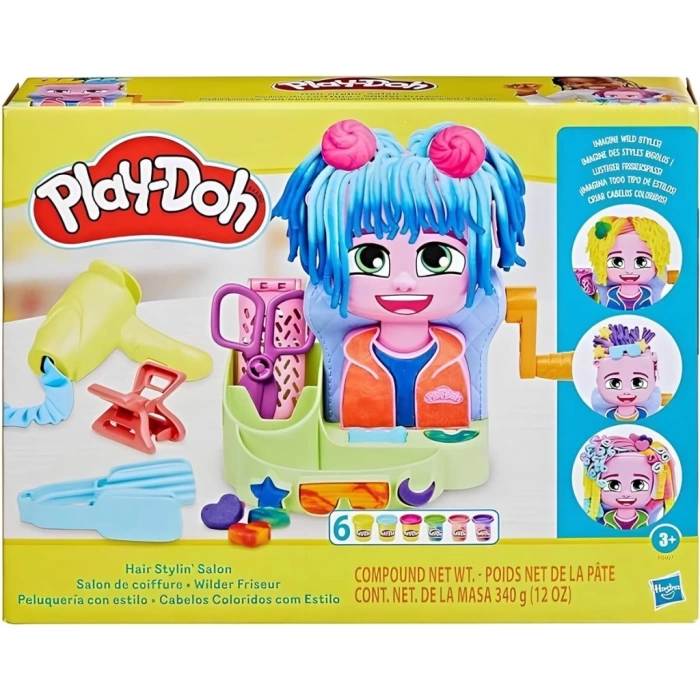 Nessiworld Play-Doh Renkli Kuaför Salonu