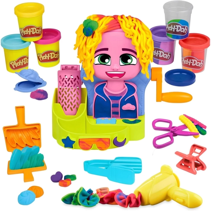 Nessiworld Play-Doh Renkli Kuaför Salonu