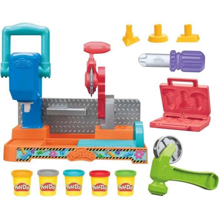 Nessiworld Play-Doh Stamp n Saw Tool Bench