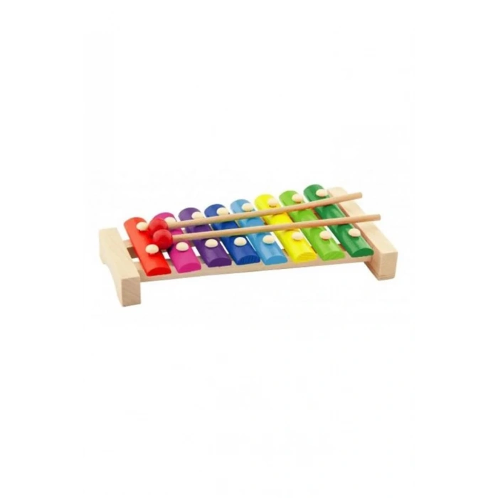 Nessiworld  PlayWood Ahşap 8 Farklı Notalı Ksilofon 405