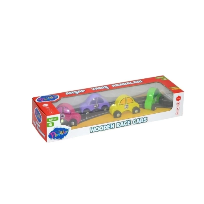 Nessiworld PlayWood Ahşap Yarış Arabaları 380