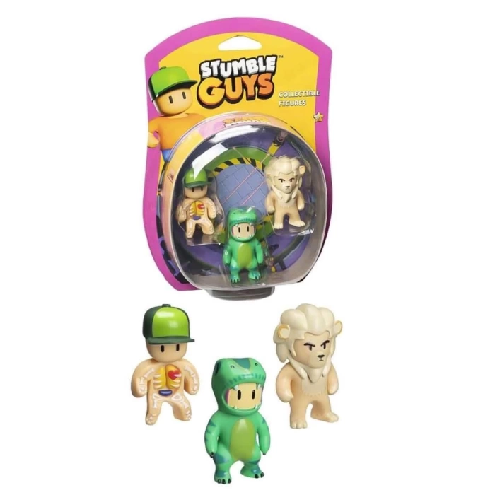 Nessiworld  PMI SG2220 Stumble Guys Figür Seti 3lü -Necotoys