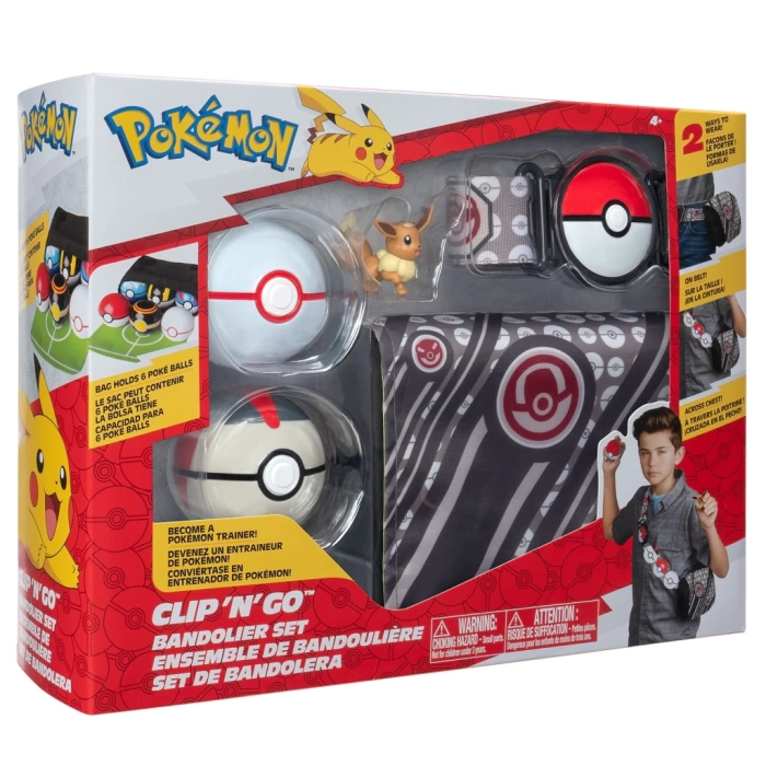 Nessiworld Pokemon Clip N Go Bandolier Büyük Set