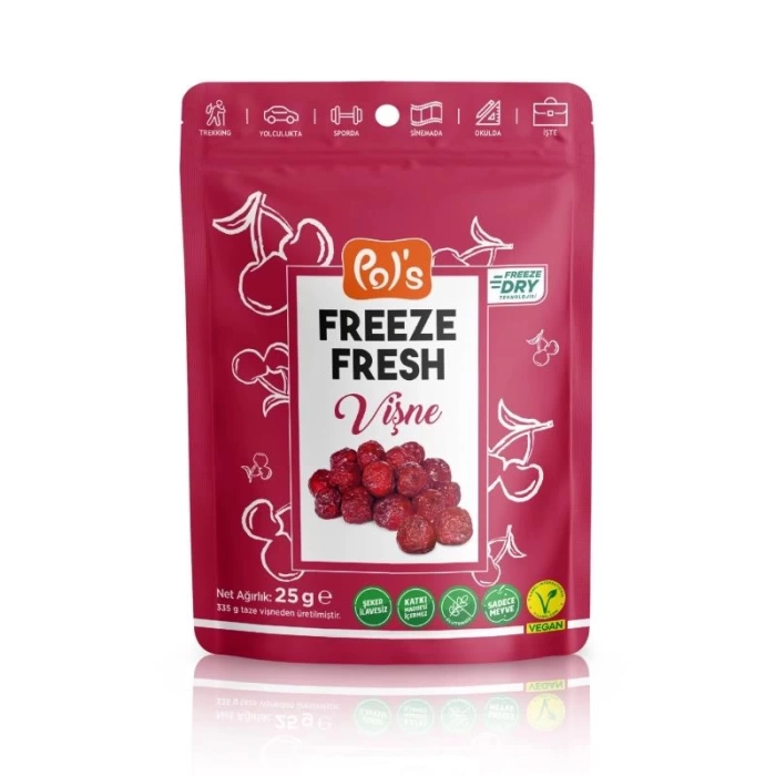 Nessiworld Pol’s Freeze Fresh Dondurularak Kurutulmuş Vişne 25g