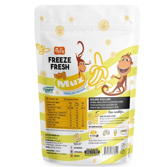 Nessiworld  Pol’s Freeze Fresh Kukuli Muz 20 Gr