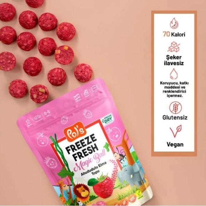 Nessiworld  Pol’s Freeze Fresh Magic Ball Ahududulu Elma Topu 20 Gr
