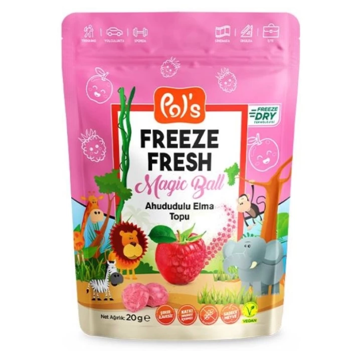 Nessiworld  Pol’s Freeze Fresh Magic Ball Ahududulu Elma Topu 20 Gr