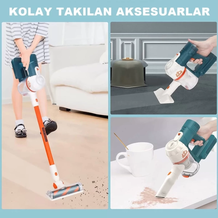 Nessiworld Pretend Play Kablosuz Oyuncak Elektrik Süpürgesi