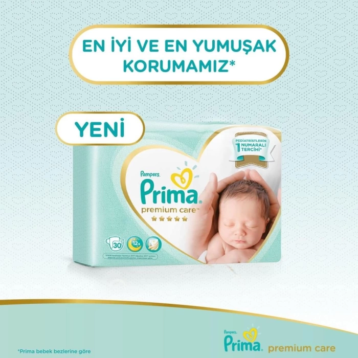 Nessiworld Prima Premium Care Bebek Bezi Ekonomik Paket 4 Beden 46 Adet