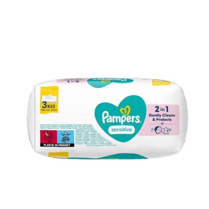Nessiworld Prima Sensitive Islak Havlu Mendil 3Lü 156 Yaprak