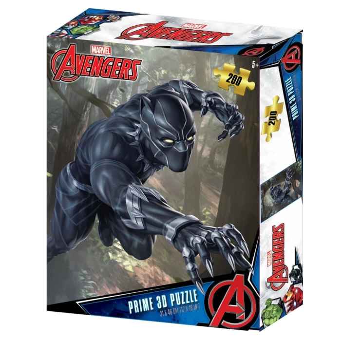 NessiWorld Prime 3D - Wakanda Forever 200 Parça Puzzle 33062