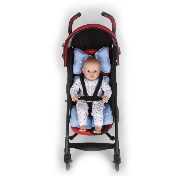 Nessiworld   Puset ve Oto Koltuğu Minderi ART-8376 Mavi Yıldız