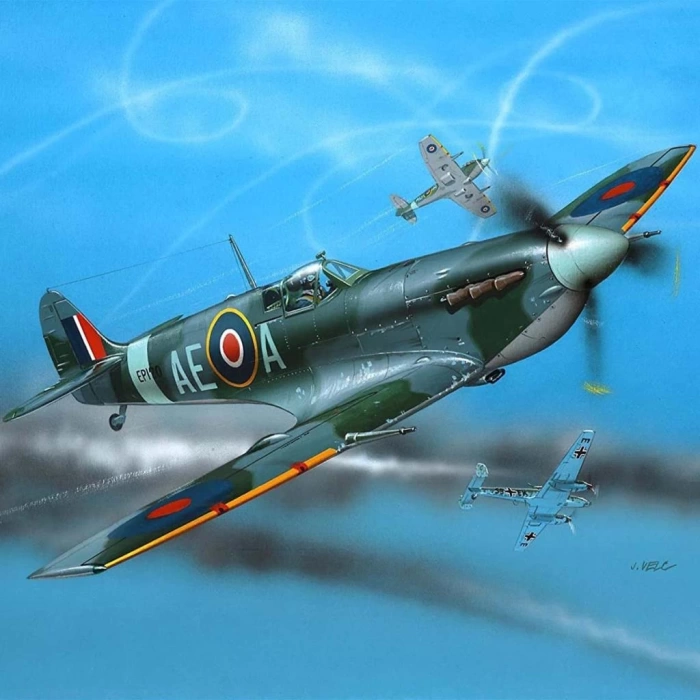 Nessiworld Revell 1:72 Supermarine Spitfire Mk.V Model Seti 64164