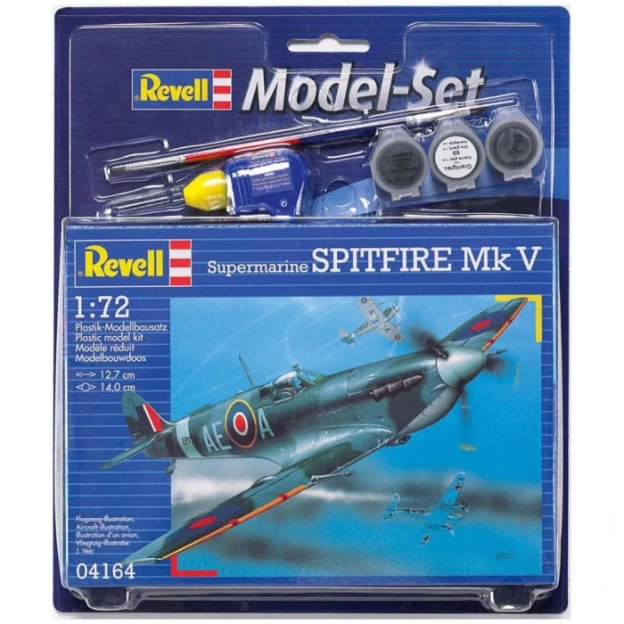 Nessiworld Revell 1:72 Supermarine Spitfire Mk.V Model Seti 64164