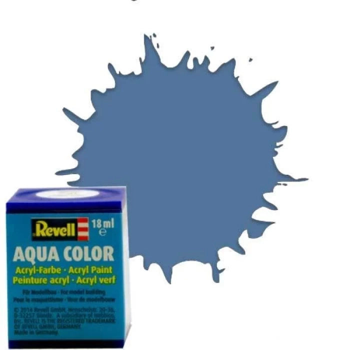 NessiWorld Revell 79 -Aqua Color Greyish Blue - Mat Boya- 18 ml