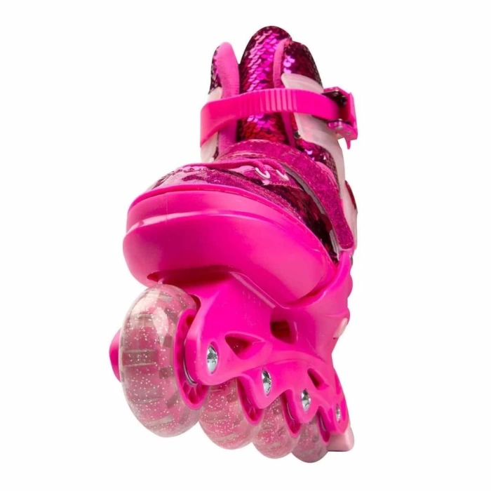 Nessiworld Rising Sports Inline 4 Teker Paten Pembe Payetli