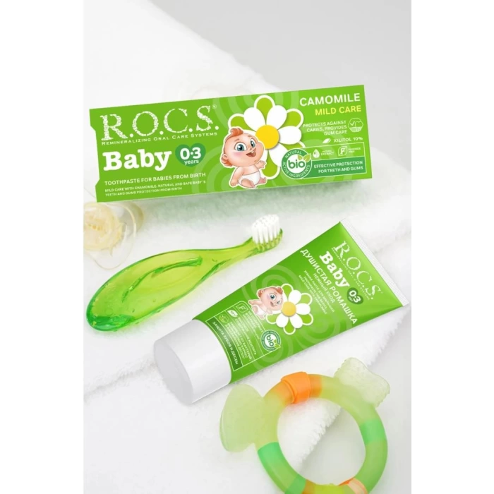 Nessiworld R.O.C.S.Baby Diş Macunu 0-3 Yaş 35 ml Papatya