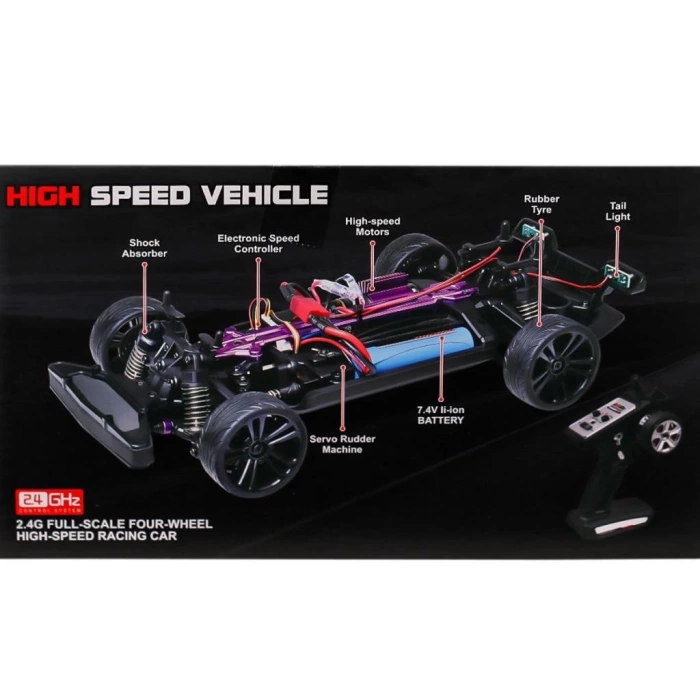 Nessiworld SCY-16303 Kumandalı Hızlı ve Profesyonel Drift 4x4 -Gepettoys