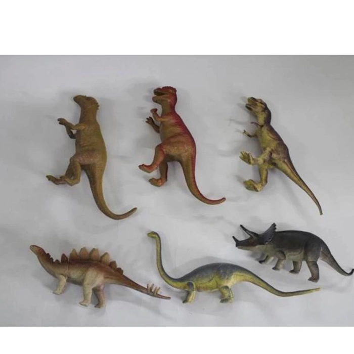 Nessiworld SH-9001-Vardem Poşetli 6Pcs 8 İnch  Çiftlik Hayvan ve Dinozor Set