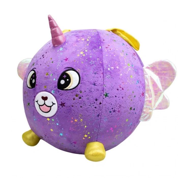 Nessiworld  Şişme Peluş Mor Köpek XXL Shiny Corns S2
