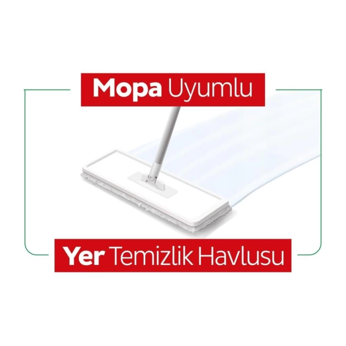 Nessiworld Sleepy Yer Temizlik Havlusu Mop Uyumlu 50 Adet Çamaşır Suyu