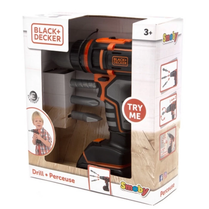 Nessiworld Smoby Black & Decker Elektrikli Matkap 360916