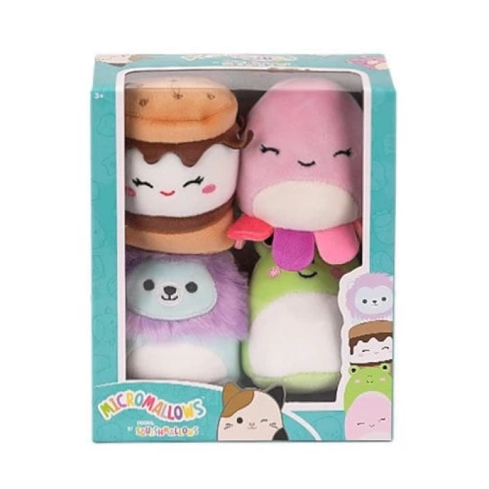 Nessiworld SQ MM0003 Micromallows 4lü Figür Seti -Necotoys