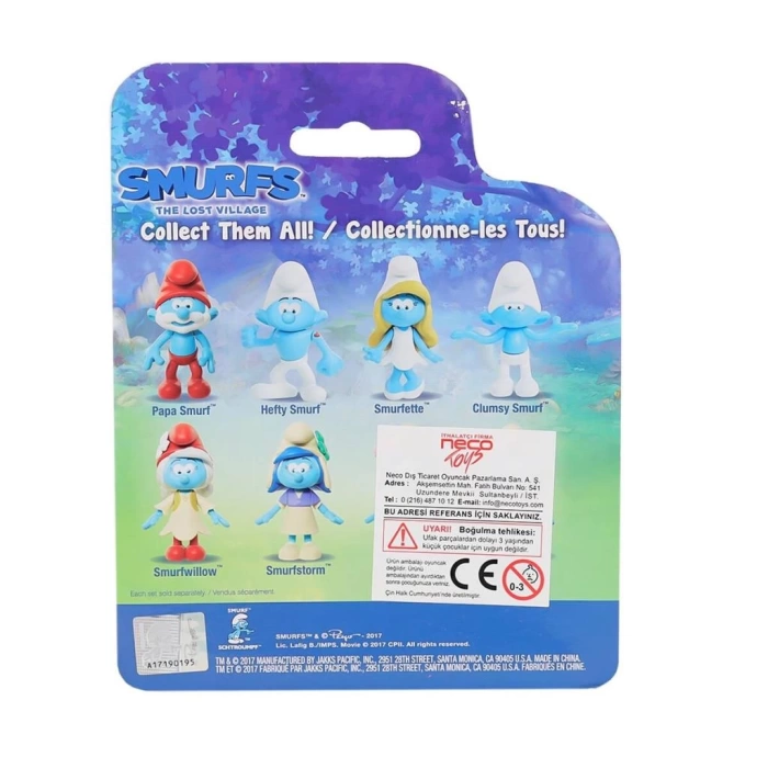 Nessiworld SRN 96562 Şirinler 2li Figür Set -Necotoys