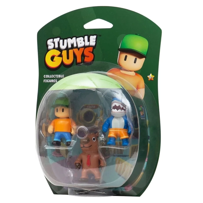 NessiWorld Stumble Guys 3lü Figür Set