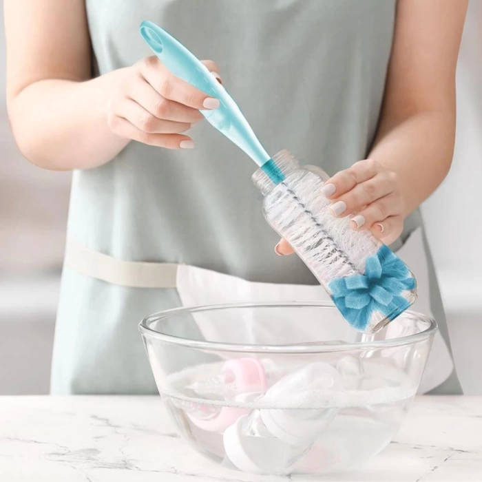 Nessiworld    Süngerli Biberon Fırçası 776 Mavi