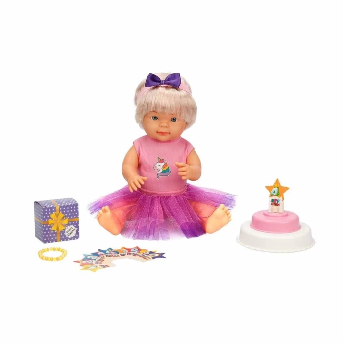 Nessiworld  Sunman Bebelou Doğum Günü Bebeği 40 Cm
