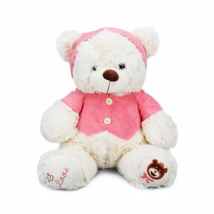 Nessiworld  Sunman Puffy Friends T-Shirtlü Sevimli Peluş Ayı 43 cm