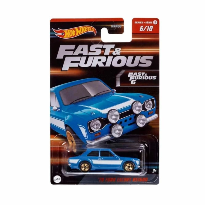 Nessiworld  HNR88 Hot Wheels Fast and Furious Temalı Arabalar