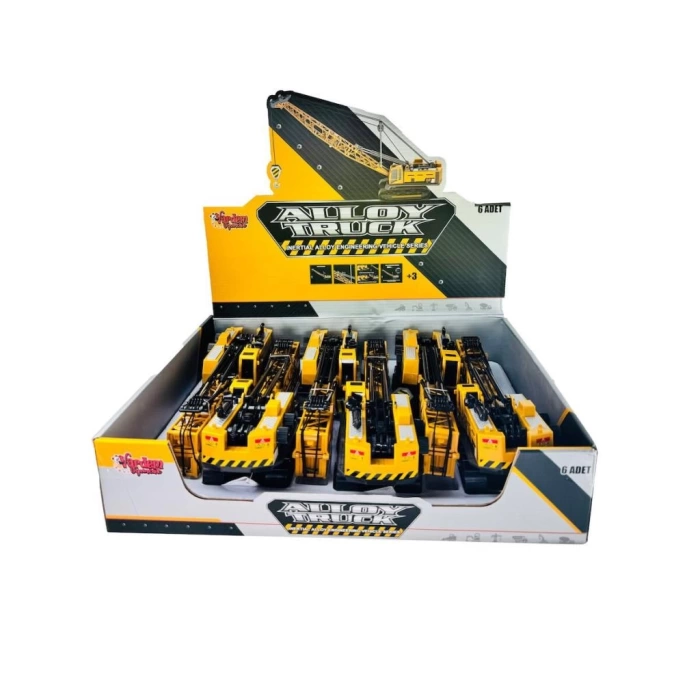Nessiworld SZT-88925 Sürtmeli Metal İnşaat Aracı Vinç 1 55