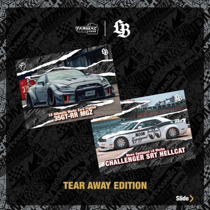Nessiworld Tarmac Cards Liberty Walk Koleksiyonluk Kartları Cilt 01 Kutu TC-LBC-01