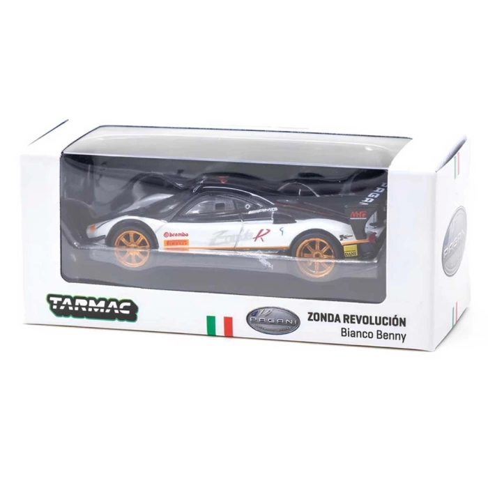 Nessiworld Tarmac Works 1:64 Pagani Zonda Revolución Bianco Benny