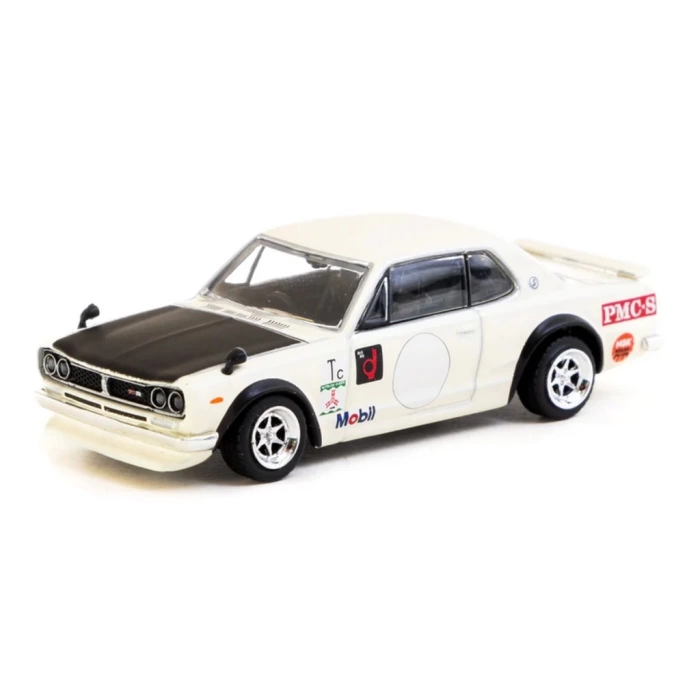 Nessiworld Tarmac Works 1/64 Skyline HT 2000GT-R White