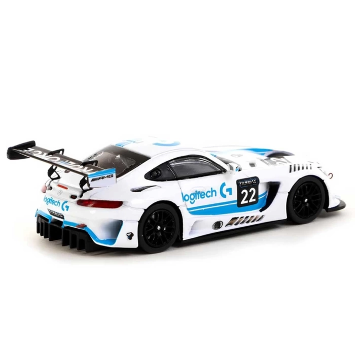 Nessiworld Tarmac Works 1:64 X Logitech Mercedes AMG GT3 Logitech G Race with Plastic Truck Packaging