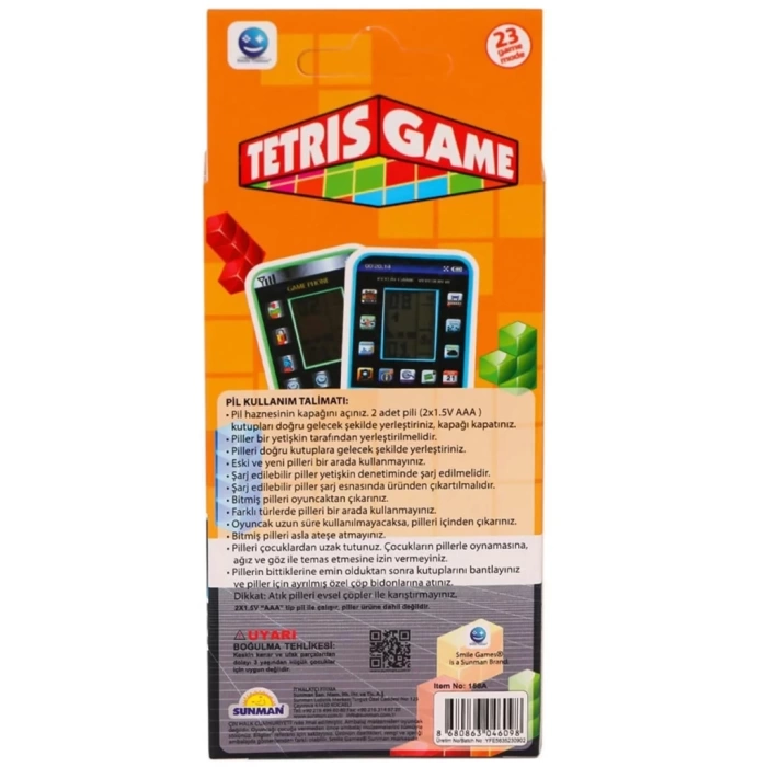 Nessiworld Tetris Game Tetris Oyun Konsolu 158A