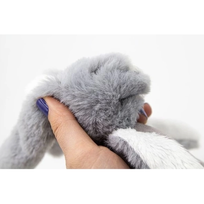 Nessiworld    Tutmalı Peluş Mini Tavşan 842 Gri