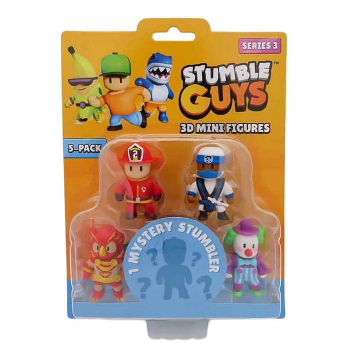 Nessiworld  TUY22000 Stumble Guys 5li Mini Figür