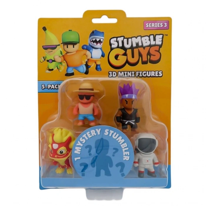 Nessiworld  TUY22000 Stumble Guys 5li Mini Figür