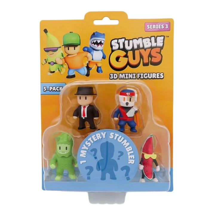 Nessiworld  TUY22000 Stumble Guys 5li Mini Figür