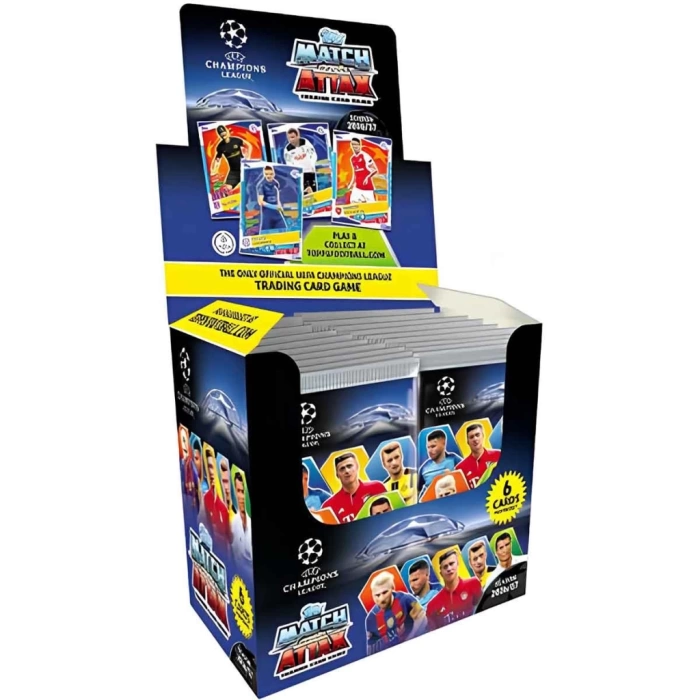 Nessiworld  UEFA Şampiyonlar Ligi 16/17 Match Attax Futbolcu Kartları - 6lı Paket