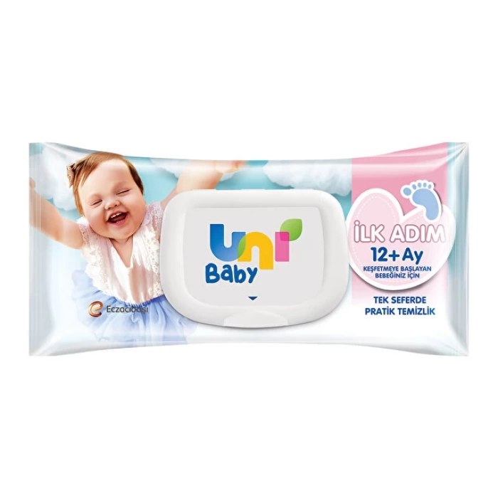 Nessiworld Uni Baby İlk Adım Islak Havlu Mendil 52 Yaprak