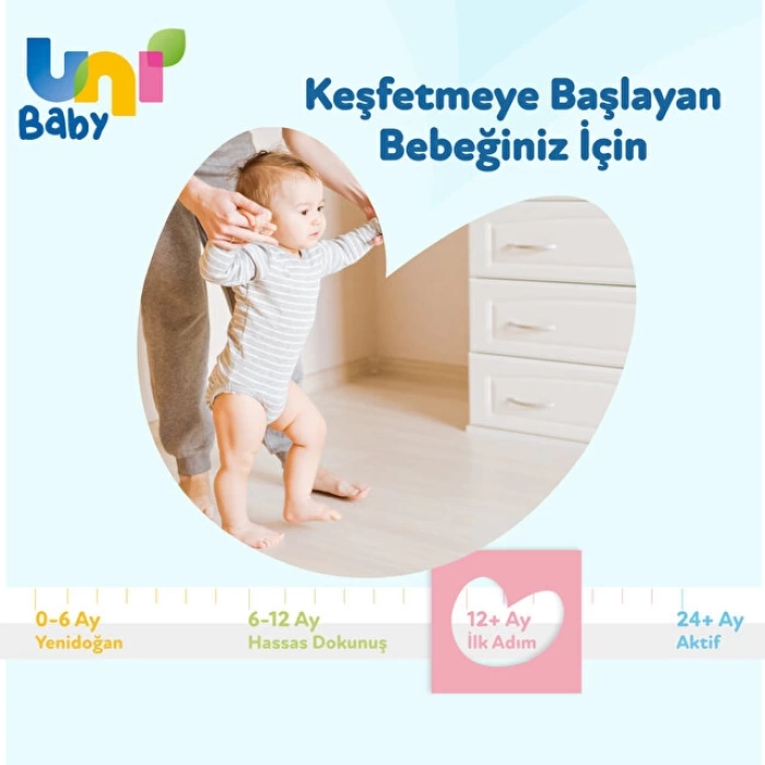 Nessiworld Uni Baby İlk Adım Islak Havlu Mendil 52 Yaprak