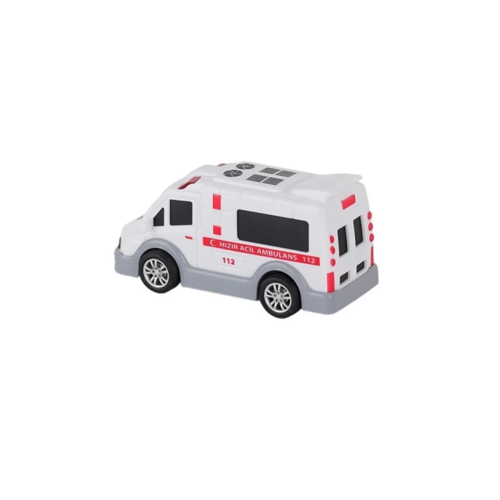 Nessiworld URT004-01 Şehrin Kırılmazları Sürtmeli Ambulans -Birliktoys