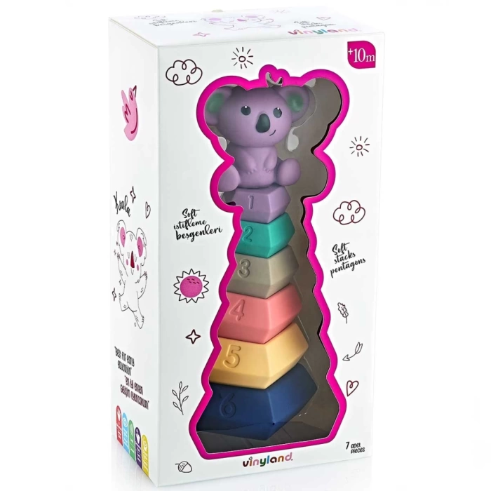 NessiWorld Vinyland Soft Beşgen Halkalar Koala 7li Set 661884