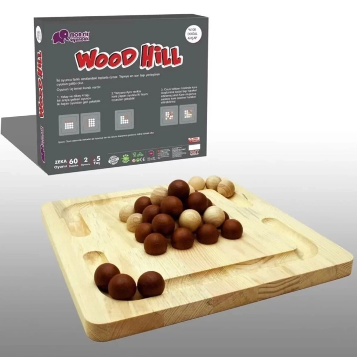 Nessiworld Wood Hill Ahşap Piramit Akıl Zeka Oyunu