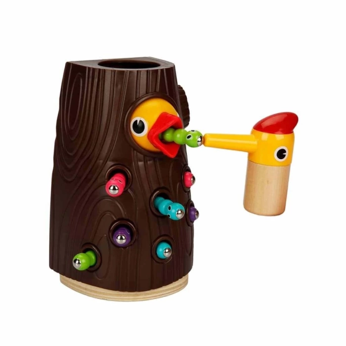Nessiworld  Woody Manyetik Ağaçkakan Besleme Oyunu 10 Parça